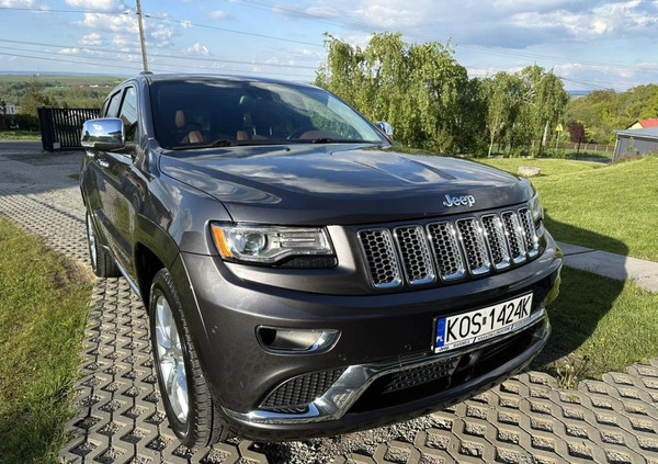 Jeep Grand Cherokee cena 114000 przebieg: 123600, rok produkcji 2014 z Andrychów małe 742